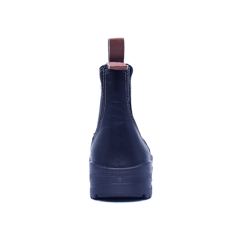 Black Wheat 1.8-2.0MM Full Grain Nubuck Upper Safety Boots