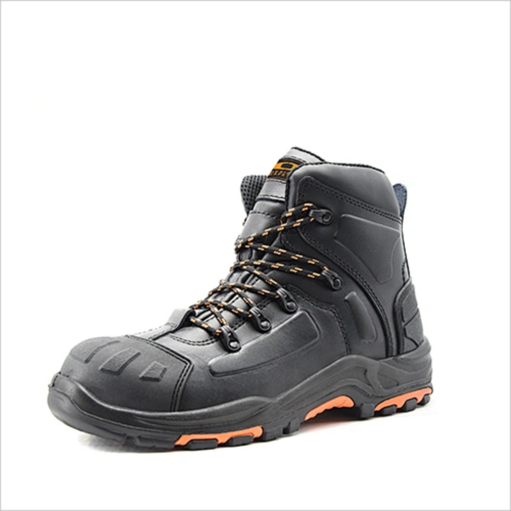 Lace-Up Crazy Horse Leather Safety Boots S3 SRC SJH-928